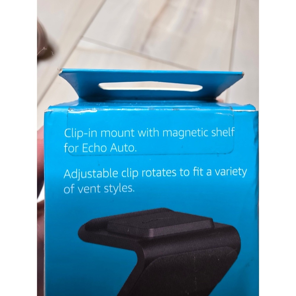Amazon Echo Auto Air Vent Mount Magnetic Shelf Adjustable Clip B07DD6Y9X9 F3 - Picture 12 of 14